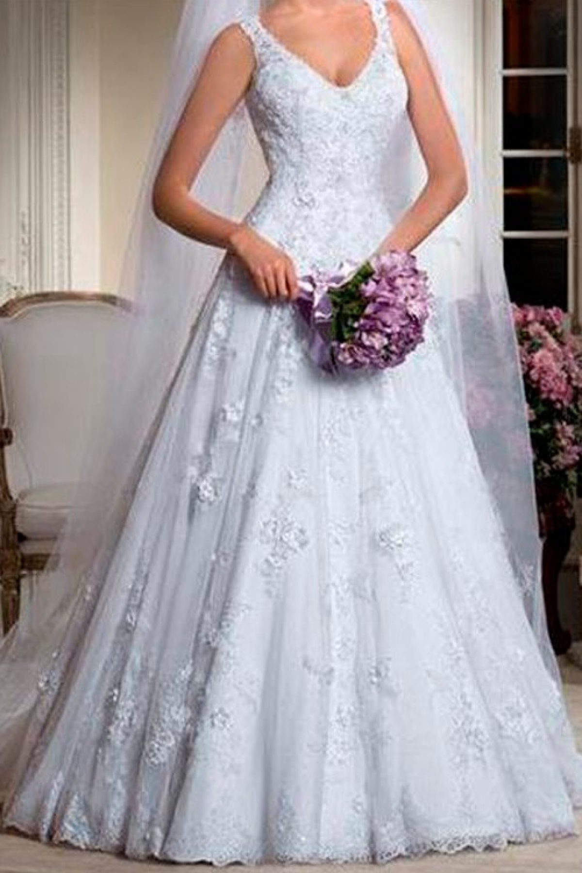 1204 Vestido de Noiva Princesa - Tutti Sposa